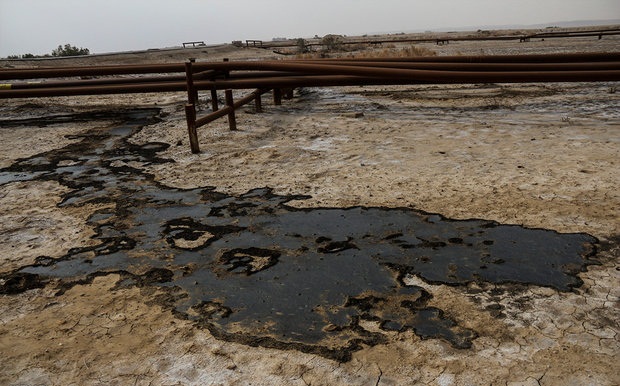 سيناريو التسرب النفطي يتكرر في قضاء الغیزانیه