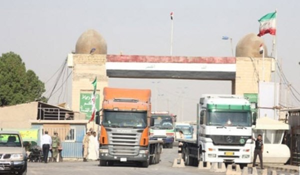 21 بالمئة من الصادرات الايرانية تتوجه الى العراق