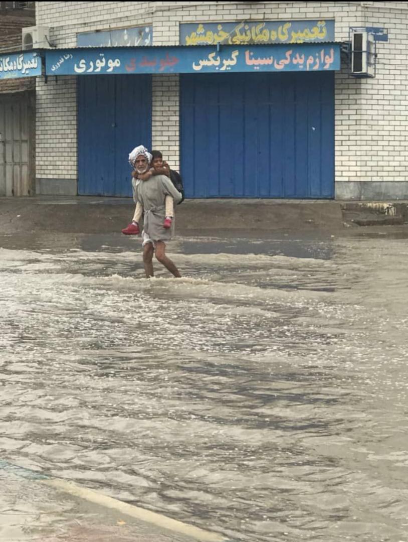 مسلسل عطلة المدارس يتكرر في الأهواز بسبب الفيضانات