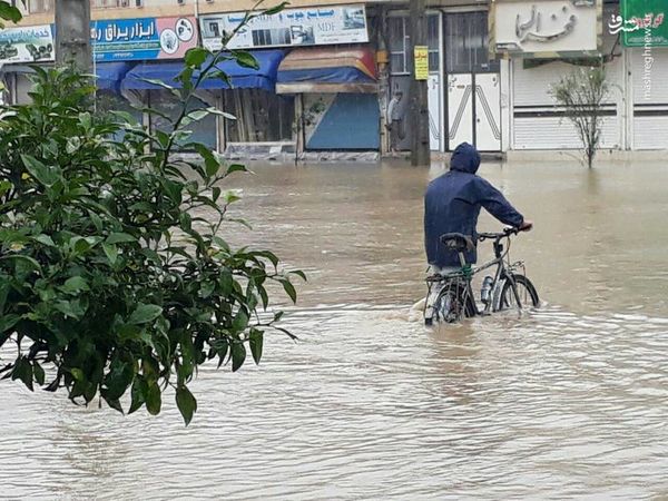 موجة سیول وفيضانات تجتاح  محافظة خوزستان