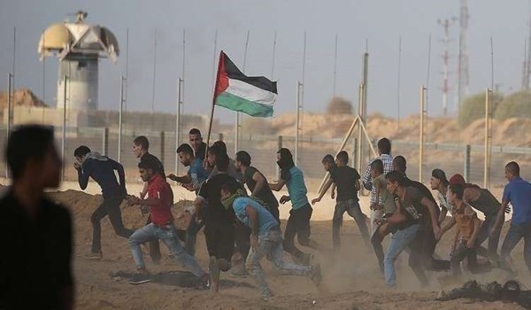 اصابة 16 فلسطينيا في قمع الاحتلال لمسيرات العودة