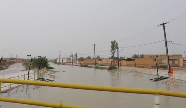 تضرر ۱۸۰ عائلة في فيضان نهر اروند