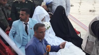 تقرير مصور | زواج على امواج السيول في خوزستان