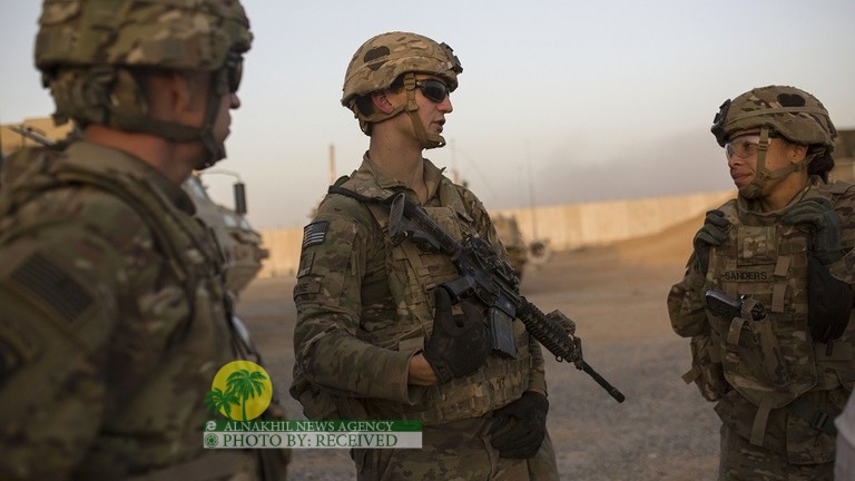القوات الأمريكية الأرهابية في العراق في حالة تأهب بسبب تهديدات