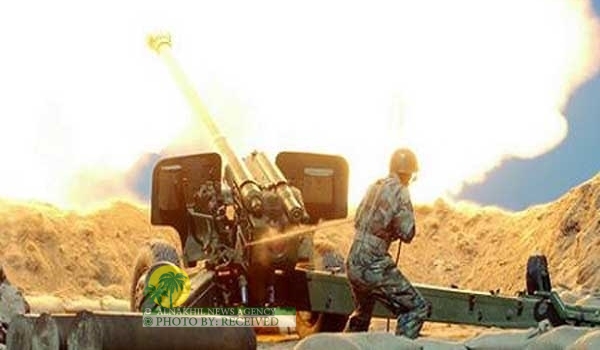 الحرس الثوري الايراني يدشن سلاح المدفعية الموجهة بالليزر