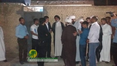 ممثل الولي الفقيه يتفقد ليلا منطقة عين دو بمدينة الاهواز