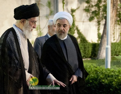 قائد الثورة الاسلامية يوصي الرئيس روحاني بحل مشاكل خوزستان