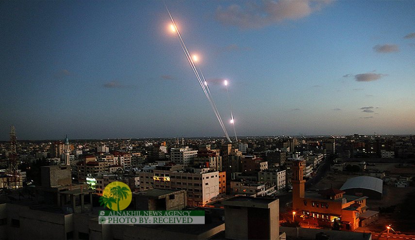 إطلاق قذائف صاروخية من قطاع غزة باتجاه المستوطنات