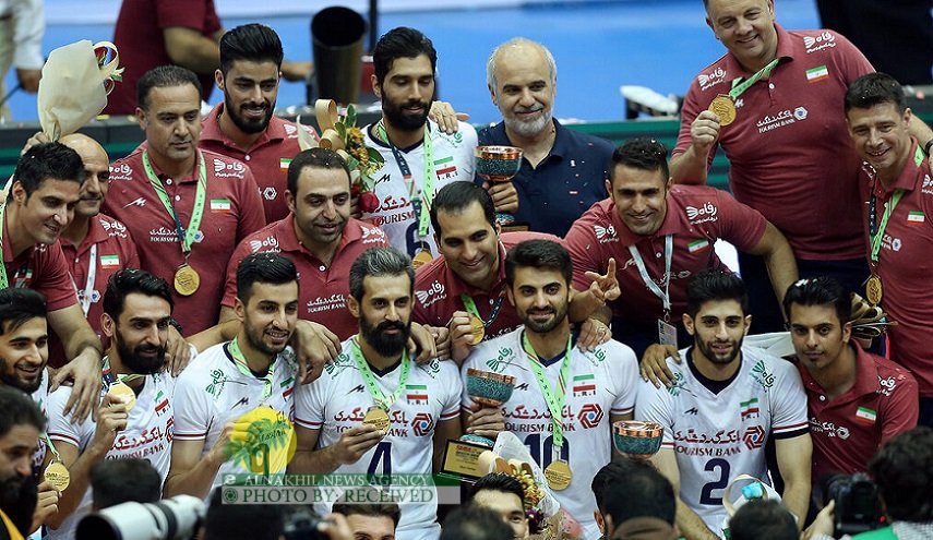 الرئيس روحاني يهنىء بفوز إيران في بطولة آسيا لكرة الطائرة
