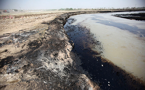 هل یدفع زنغنه ثمن ملوثات المحافظة النفطیة؟