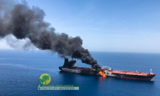 انفجار في ناقلة نفط إيرانية واندلاع حريق على متنها قرب ميناء جدة السعودي
