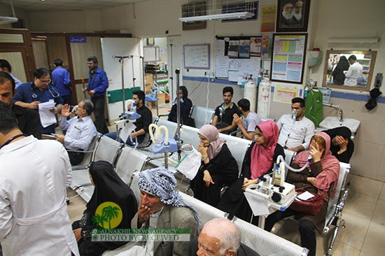 أكثر من 3000 مريض في الجهاز التنفسي راجعوا مشافی خوزستان بسبب تلوث الجو
