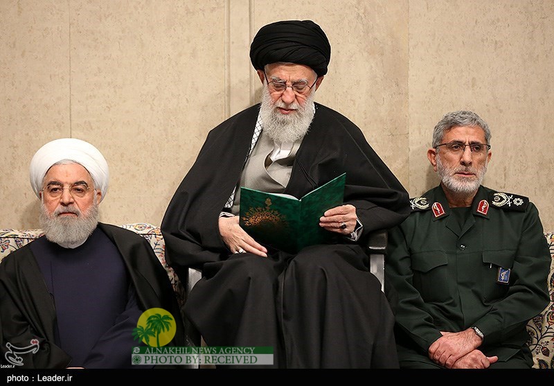 بحضور سماحة قائدالثورة ..اقامة مراسم تأبين للشهيد سليماني ورفاقه في طهران