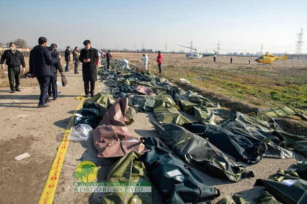 ايران تعلن ان سقوط الطائرة الأوكرانية كان بسبب خطأ بشري عسكري