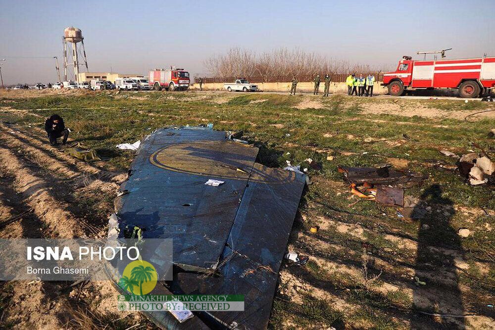 لعثور على الصندوقين الأسودين  للطائرة الأوكرانية التي تحطمت اليوم في طهران وأسفرت عن مصرع 180 راكبا كانوا على متنها