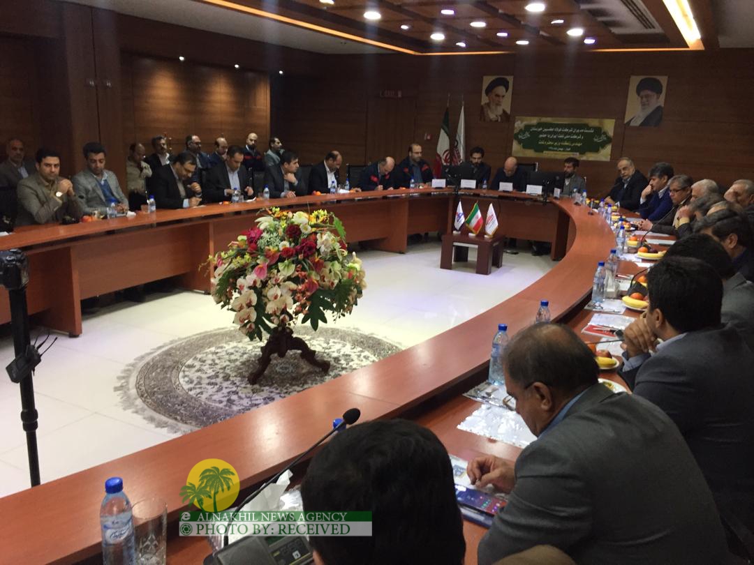وزیرالنفط یصل الاهواز ویتوجه لشرکة اكسين للحديد لابرام عقد بين شركة النفط واكسين لانتاج الصفائح