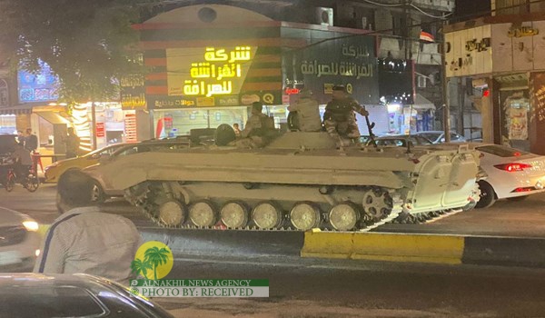 الكاظمي يأمر بنشر الدبابات في شوارع بغداد