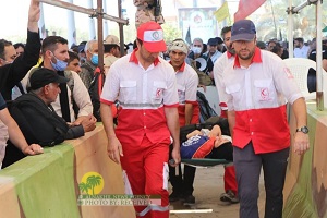نقل 27 مصابا من الزوارالایرانیین من العراق الى البلاد من حدود خوزستان