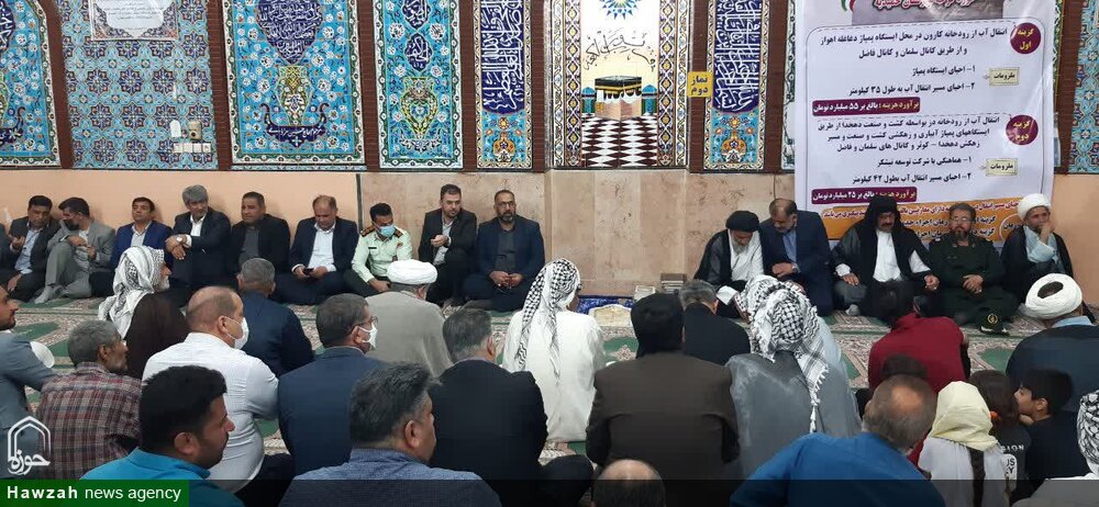 مسؤولو خوزستان،في الحمیدیة لحل مشاکل الناس