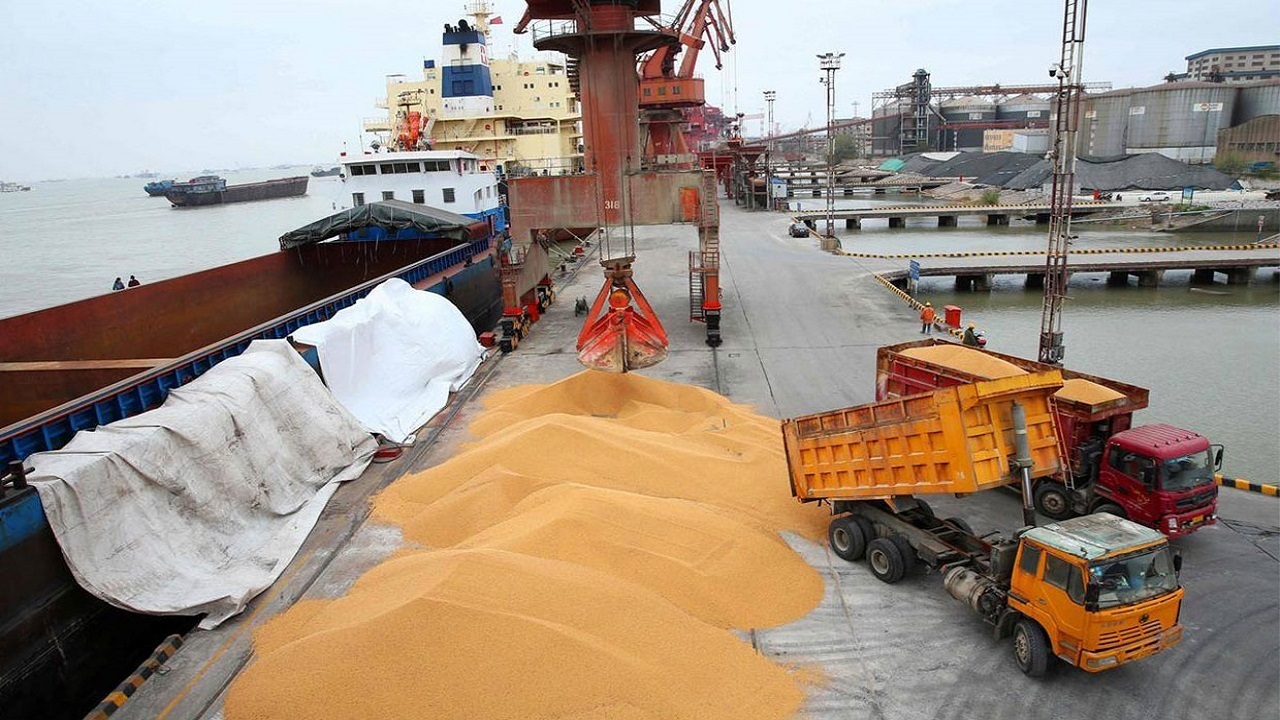 استیراد أكثر من مليون طن من القمح إلى البلاد عبر ميناء الإمام الخميني
