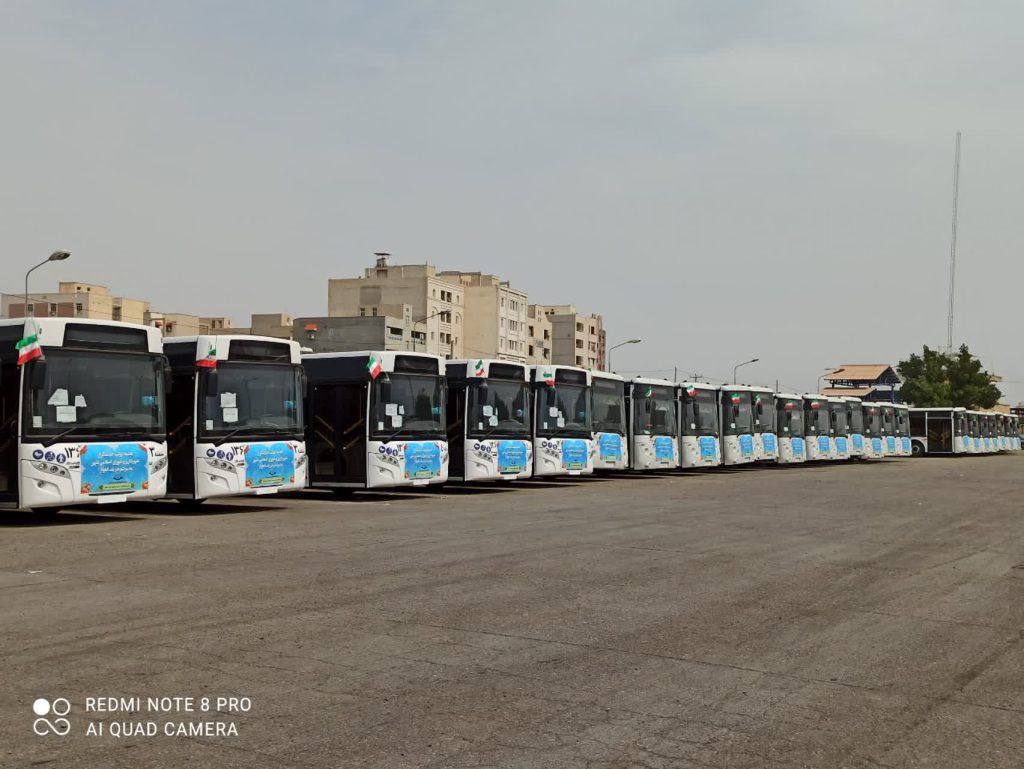 حافلات جديدة تدخل الخدمة في المناطق المحرومة بالأهواز+صور