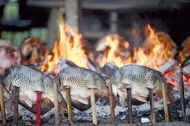السمك المسكوف طريقة مميزة لشوي السمك في خوزستان