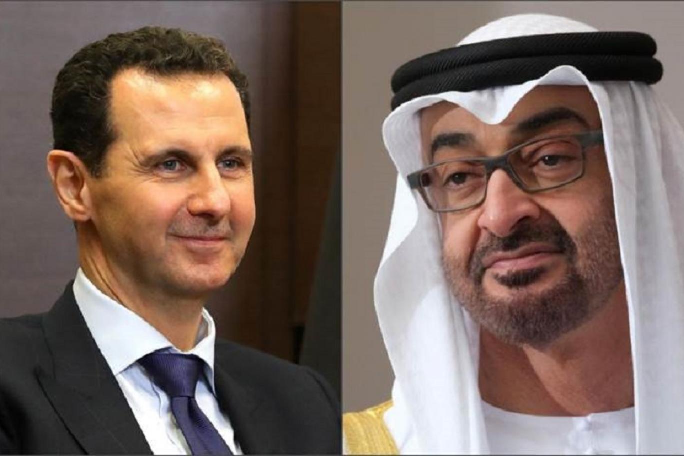 بعد عودة سوريا إلى الجامعة العربية.. الأسد يهاتف بن زايد