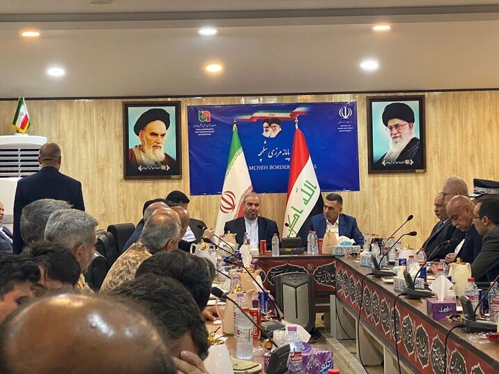 السفير الإيراني في العراق يبحث مع محافظ البصرة خط السكك الحديدي البصرة _ شلمجة