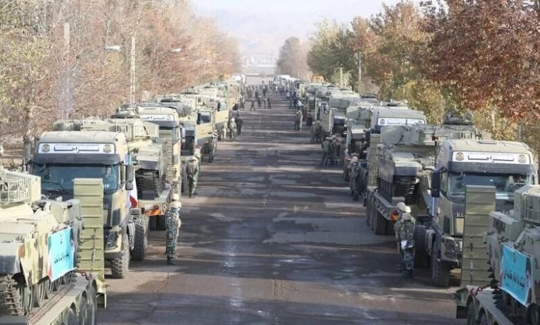 القوات المسلحة تعزز قطعاتها العسكرية قرب الحدود العراقية.. هل ستنفذ إيران تهديدها؟