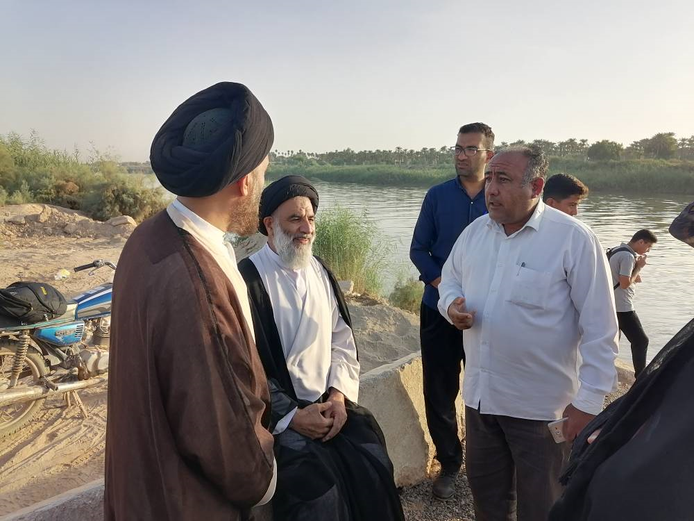 ممثل قائد الثورة الاسلامیة في خوزستان، یوعز للسلطات ببناء جسر عنافجة