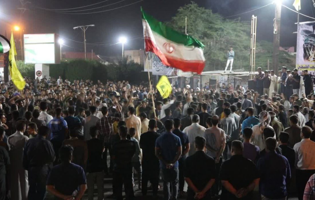 مظاهرات ووقفات التضامن مع غزة، تتواصل في خوزستان
