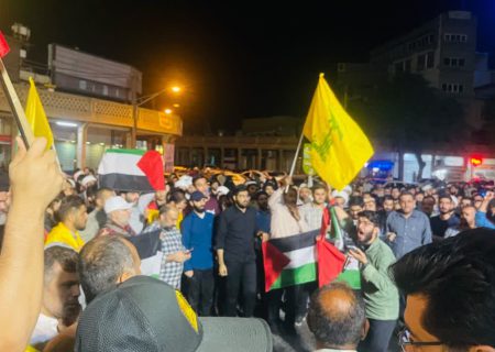 خوزستان.. الآلاف یواصلون مظاهراتهم اعتراضاً على إجرام الصهاينة في غزة