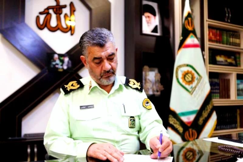 اجتماع عام لقائد شرطة خوزستان في حي عين2