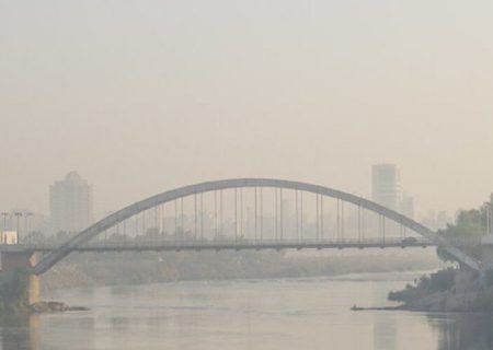 تلوث الهواء في 4 مدن في خوزستان