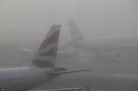 إلغاء کافة الرحلات الجوية في مطار الأهواز الدولي بسبب الضباب الكثيف