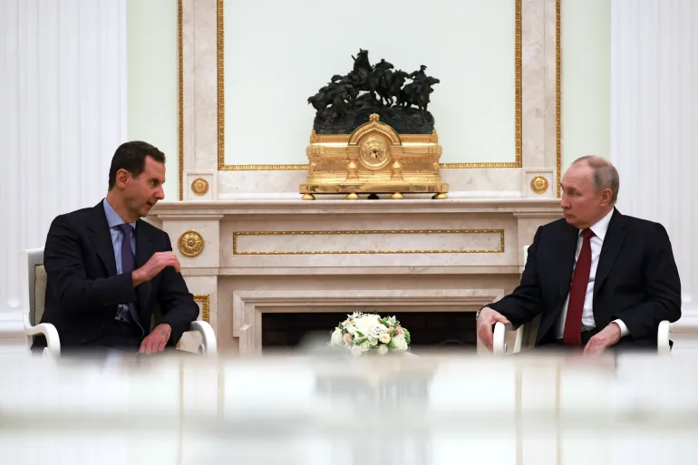 الأسد يشيد بدور روسيا ويكشف عن لقاءات مع أميركيين من حين إلى آخر