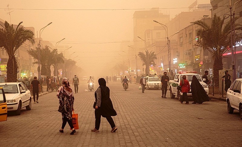 تلوث الهواء في 8 مدن خوزستان / الأهواز وشوش الهواء في حالة خطيرة / عطلة المدارس في 4 مدن
