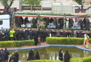 بمشهد مهيب.. بدء مراسم تشييع جثمان الرئيس الإيراني ورفاقه في تبريز + صور
