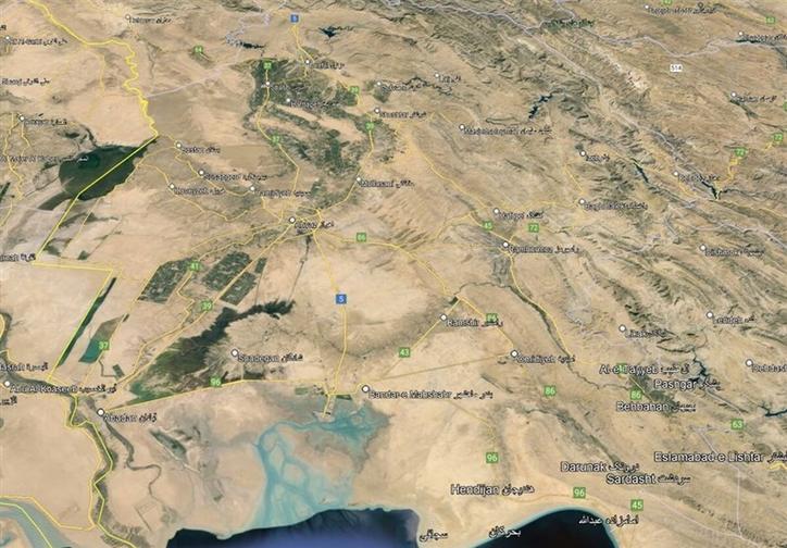 30 % من مساحة خوزستان مهددة بالانهیارات الأراضية