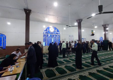 بالصور | عدسة النخیل ترصد عملیة الاقتراع في رامهرمز