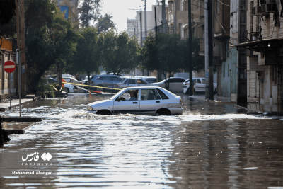 نقاط طفح الصرف الصحي في شوارع الأهواز تهدد المدينة مع اقتراب موسم الأمطار
